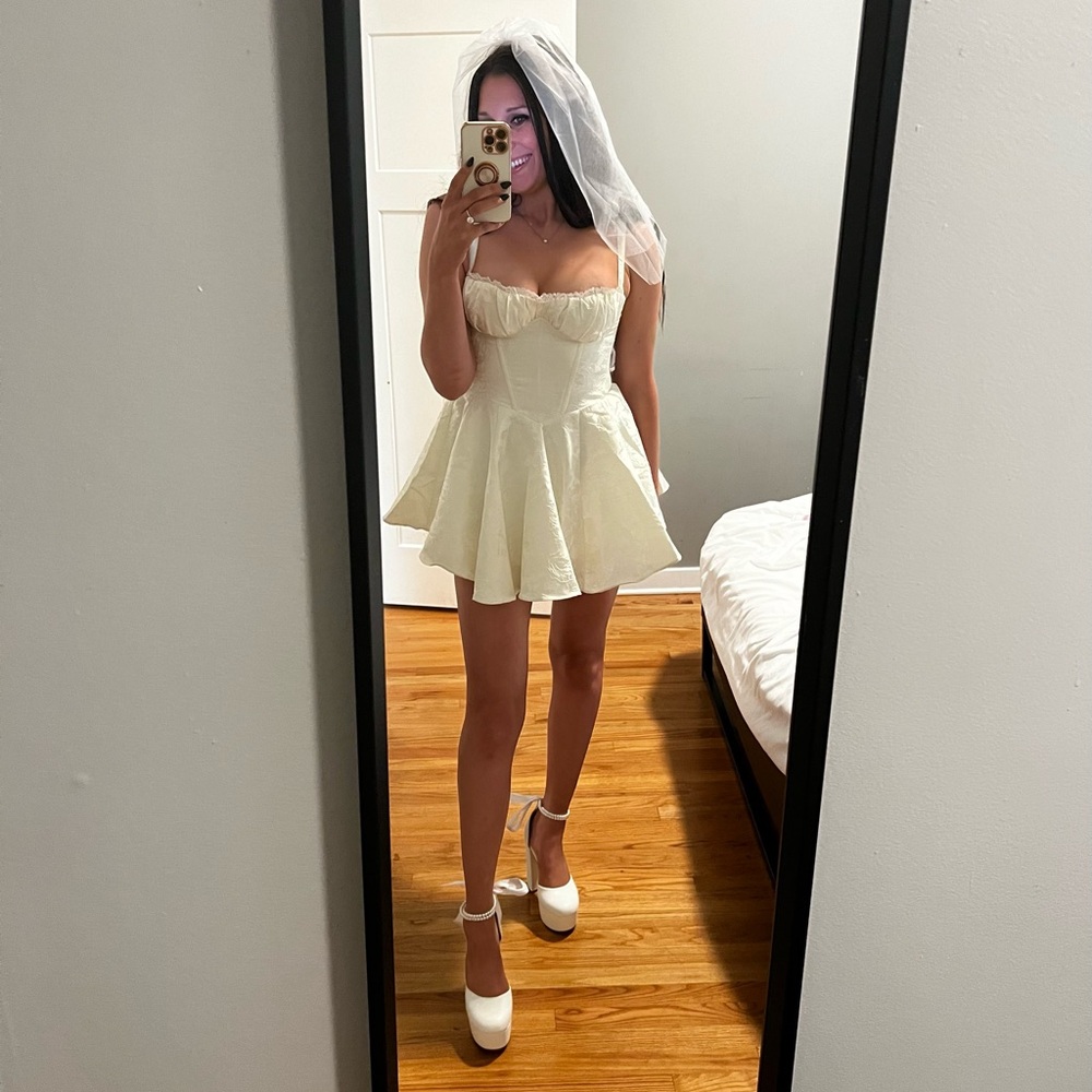 Babyboo White Playsuit